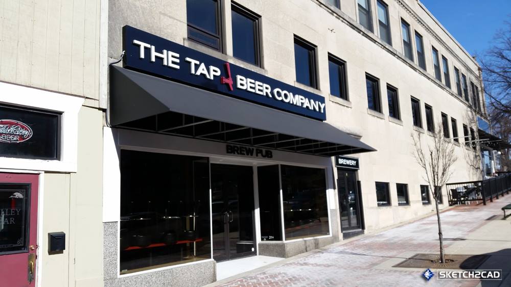 Photograph of The Tab Brew Pub taken in 2016 at 101 North College Avenue Bloomington, Indiana 47404