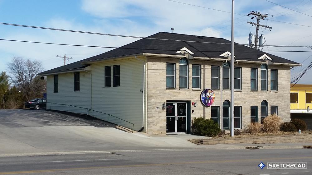 2016 existing building photograph of Utopia KTV 2613 East Third Street Bloomington, Indiana 47401