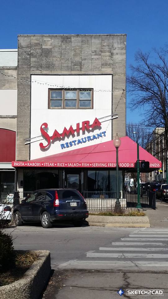 Samira Restaurant existing building 100 West Sixth Street Bloomington, Indiana 47404