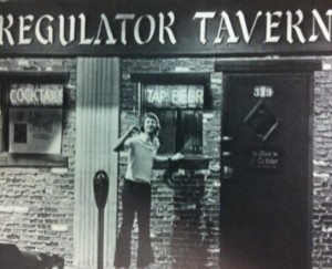 Vintage 1970's photograph of The Regulator Tavern located at 319 North Walnut Street in Bloomington, Indiana 47404