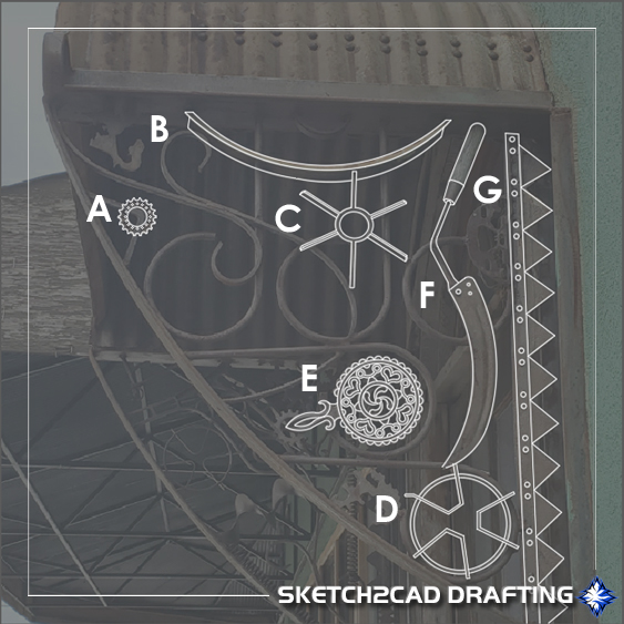 custom steel canopy artwork at 124 North Walnut Street in Bloomington, Indiana