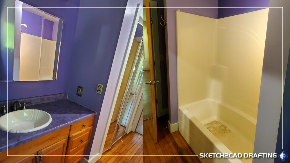 urban cottage before image of the interior bathroom