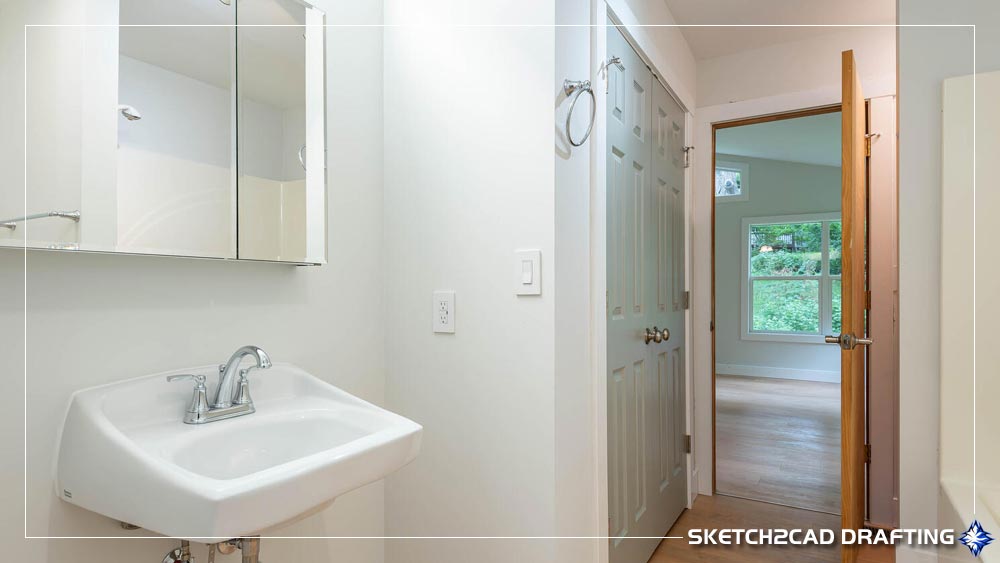 urban cottage after image of the interior bathroom